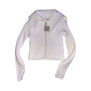 Cozy Cream Zip-Up Sweater